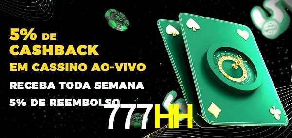 Promoções do cassino ao Vivo 777HH